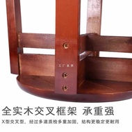 Folding Round Stool Double Round Stool Solid Wood Bench Stool ft Wooden Stool Fashion Dining Table R