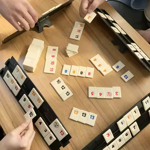 Travel Rummy Set, Rummikub, Rummybrix, Mahjong - Casual Party, Table Games, Pull Games, Chess, Numbe