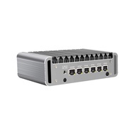 HUNSN Micro Firewall Appliance, Mini PC, VPN, Router PC, Intel J6413, RJ14, AES-NI, 6 x Intel 2.5GbE