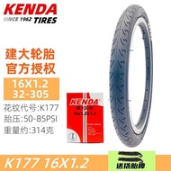 ยาง Jianda ขนาด16X1.2 1.35 1.5 1.75 1.95 2.125ยางภายในและภายนอกจักรยานสำหรับเด็ก