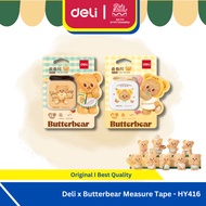 Deli x Butterbear Measure Tape Cute Meter 1.5 / 150 cm - HY416