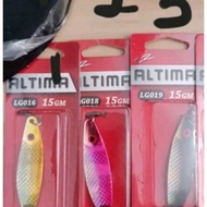 MERAH Axz Altima Fishing Spoon Lure Red Wrap Choice 3 5 7 12 15 20 Grams