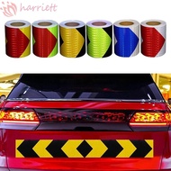 HARRIETT Car Safety Mark Stickers 5CM*3M Personality Reflective Film Luminous Protective Sticker PVC Arrow Strip Stickers