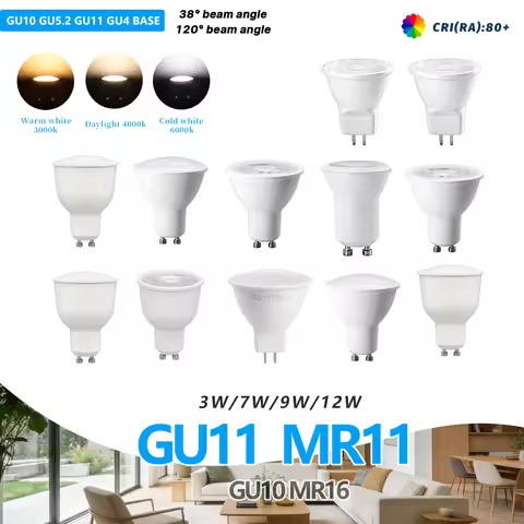 4 Pack MR11 GU11 LED Spot Light Bulb 35mm Diameter AC 220V 3W MR11 GU4 GU10 GU5.3 Lamp Bright Mini C