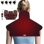 Infrared Neck Shoulder, Large Wearable Wrap Pad 660&850 nm Dl-chip LED Red Light Therapy Device for 