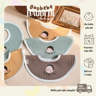 360 degree muslin bib, please don't kiss your baby/ don't kiss baby, BAOBEBE design