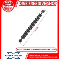 BM-F12 Flexible Arm Aluminum Ball to Ys X Adventurer Camera Accessories Scuba Diving 12 Inch 30.5cm 