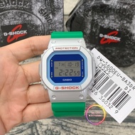 100% ORIGINAL CASIO G-SHOCK DW-5600EU-8A3 silver metallic vibrant green, orange, or blue.