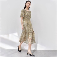 Korean Series Floral Print Dress Summer 2025 Womens Fashion RMB 659 Lenzing Lyocell Fabric 74.9% Nyl