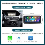 Wireless CarPlay Android Auto Car Multimedia Player Touch Screen for Mercedes Benz E Class W212 2009