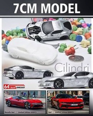 (Pre Order 預訂) 7CM Model 1/64 Ferrari 12 Cilindri Coupe Diecast Model (Standard Red / Metallic Red)(