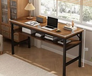 全城熱賣 - 簡易書桌電腦桌（【升級加固雙層置物】深橡木色雙層80*40*75CM）