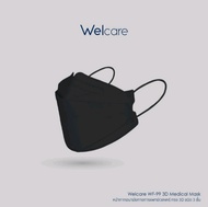 **พร้อมส่ง**Welcare 3D WF-99 หน้ากากอนามัยทางการแพทย์ แบบกล่อง จำนวน 50 ชิ้น (สีดำ)