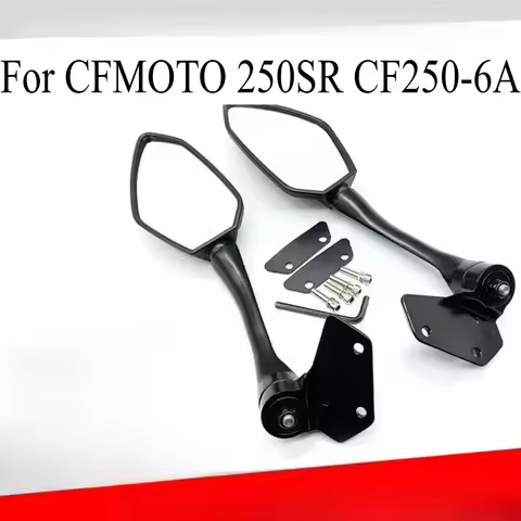 For CFMOTO 250SR CF250-6A Blue Lens Anti-glare Modified Motorcycle Rearview Mirror Side Reflector Re