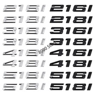 ABS Plastic Car Rear Sticker for BMW Letter 216i 218i 316i 318i 416i 418i 516i 518i Auto 3D Letter N
