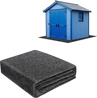 BETAGT 6 x 8 FT Outdoor Storage Shed Mat, 3mm Thickened Waterproof Shed Base Flooring Pad, Outdoor C