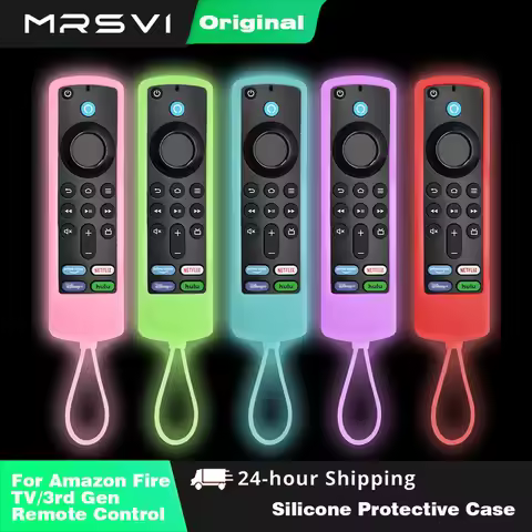 MRSVI Silicone Protective Cover For Fire TV Stick 4K MAX/ 3rd Gen /4K 2021 Remote Control Case Shell