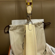 Hermes Mini Evelyne 米白色 全新