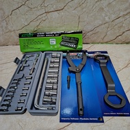 Victory 3Pcs Shock Socket Wrench Set 27 Pcs Multipro Clutch Retainer Wrench + CVT Nut Wrench 39 - 41