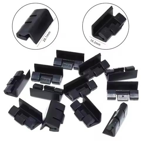 20pcs Black Car Auto Clip Clips Door Top Rain Strip Seal Buckle For BMW 5 7 Series E34 E32 E38 51131
