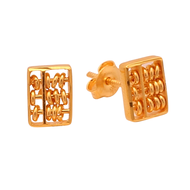 TAKA Jewellery 916 Gold Earrings Abacus