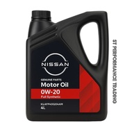 NISSAN 0W20 FULL SYNTHETIC ENGINE OIL SP/GF-6 GENUINE PARTS 4LITER