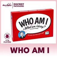 Midoko Who Am I & What Am I Doing? – Funny 2–10 Player Party Game – Charades & Impressions Card Game