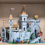 Medieval Creative Series Lion Knight's Lion King Castle Black Eagle Castle Children's Educational Bu