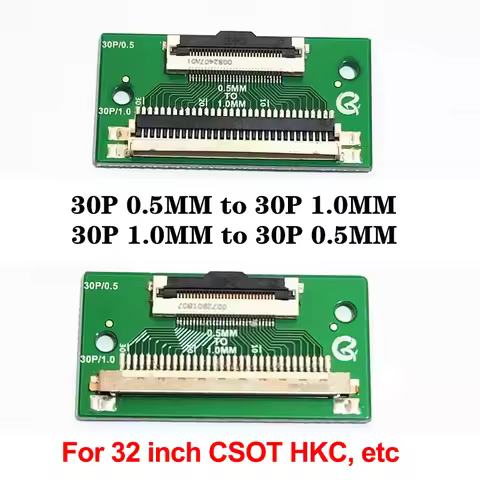 QK0828A/QK0828B HD 30p 0.5mm pitch to 30p 1.0mm pitch 30p 1.0mm pitch to 30p 0.5mm pitch adapter Boa