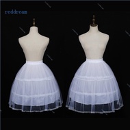 White Petticoat Crinoline - 20in Victorian Hoop Skirt for Women