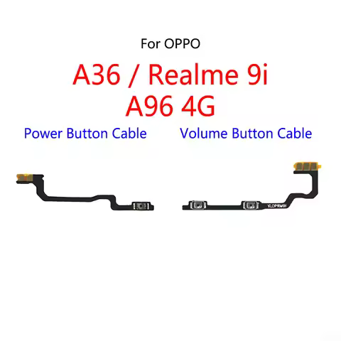Power Button Switch Volume Mute Button On / Off Flex Cable For OPPO Realme 9i A36 / A96 4G