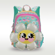 Australia smiggle original children's schoolbag girls sunflower shoulder backpack Kawaii 3-7 years old modelling bags 14 inches