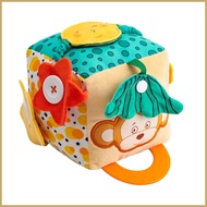 Activity Cube For Baby Soft Busy Cube Baby Tissue Box Toy Early Learning Travel Toys Toddler Tissue 