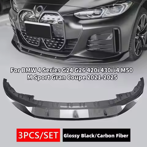 Automobile Front Bumper Lip Spoiler Splitter Diffuser Cover for BMW 4 Series G24 G26 420i 430i I4 M5