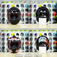 Tem Decal Venom Version 2 Cho LS2 FF353 - Không Nón