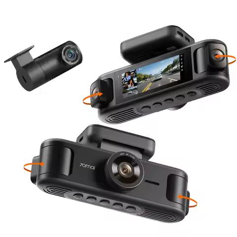 【New】70mai F800 4-Channel Dash Cam 4K+4K+1080P+1080P HDR, GPS Voice Control Supercapacitor 24H Parki