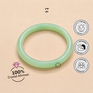Zupazupazuu I Super Bangle Cyan Agate 10mm - Bangle - Bangle Bracelet - Increase Positive Energy & S