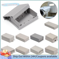 ART SUPPLIESX 9 ขนาด พลาสติก ABS DIY กล่องโครงการอิเล็กทรอนิกส์ กล่องใส่ของ โครงการฝาครอบกันน้ำ กล่อ