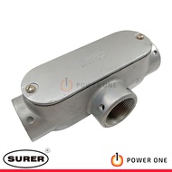 Surer 1204 Conduit Outlet Body, T Type, UL Listed (1/2", 3/4", 1", 1-1/4", 1-1/2") (1200 Series)