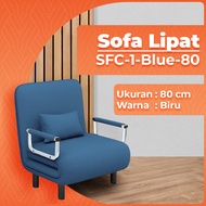 Orange Sofabed Lipat Minimalis SofaBed - Sofa Bed Lipat - Kasur Sofa Lipat Multifungsi 80CM