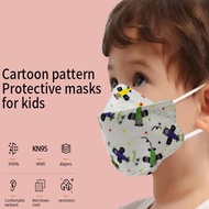 ZOCN 1/10PCS KF94 f Kids Mask Face 4 ply Protection Kean Version iginal KN95 Mask Washable N95 Black