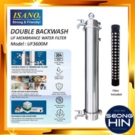 Isano Double Backwash UF Membrane Water Filter UF3600M Outdoor Filter Stainless Steel ULTRA Filtrati