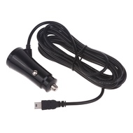 Double Port USB Car Charger with 5V2A Mini USB Charging Cable DC12V-35V Input for Phone Tablets and Driving Recorder