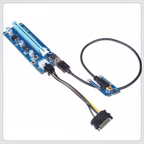 B-Best-Selling-Mini Pcie To PCI Express 16X Riser For Laptop External Image Card EXP GDC BTC Mpcie T