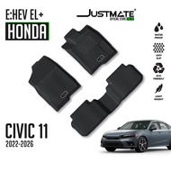 JUSTMATE HONDA พรมปูพื้นรถยนต์ CIVIC FE 2022 - 2026 e:HEV