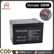 E-Bike Battery 12V 12Ah 20HR 12V12A/12V8A EBike UPS Battery Power Kingdom PS12-12 Rechargeable