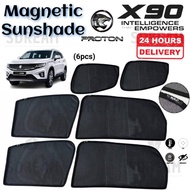 X90 Magnetic Sunshade CAR Accessories Sun Shield Proton X90 2023 New ready stock