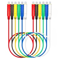 6 Pcs Magnetic Test Leads 30V AC/5A 20AWG Professional Low Voltage Magnetic Jumper Silicone Flexible