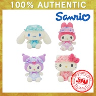 SANRIO Nightcap Ribbon Plush Toy / Keychain, fall asleep hugged by your favorite plush friend