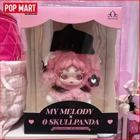POP MART XG Skullpanda CAGE UNCAGE 6000HZ Lazy Panda Kuromi My Melody Wednesday Soft and Tough Skull